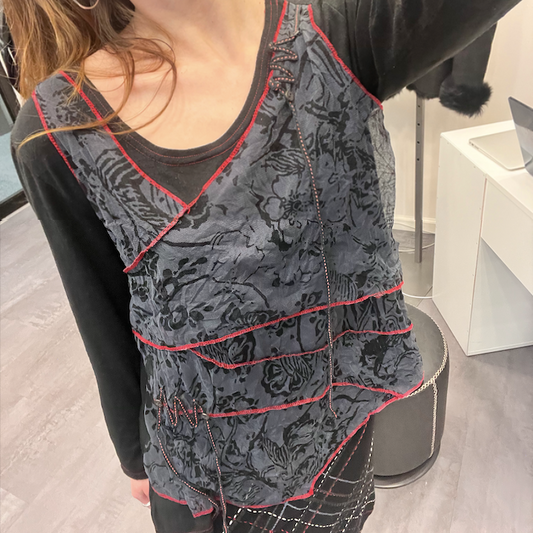 Cop Copine Layered Long Sleeve