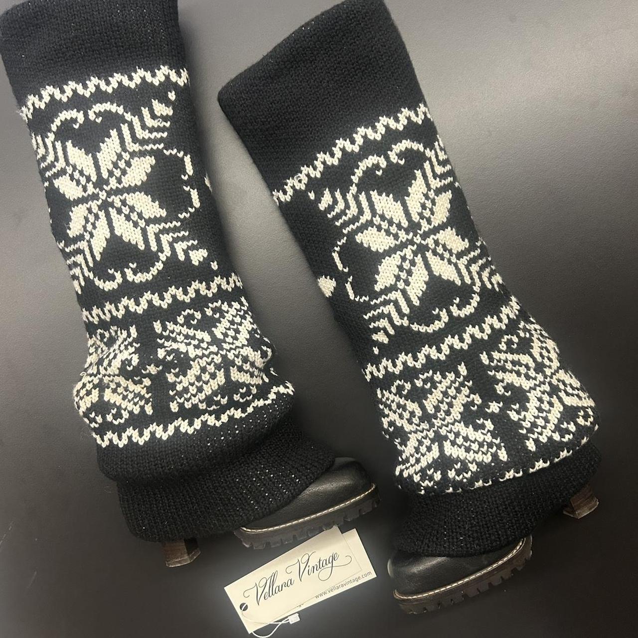Dolce & Gabbana Knit Leg Warmer Boots F/W 2010