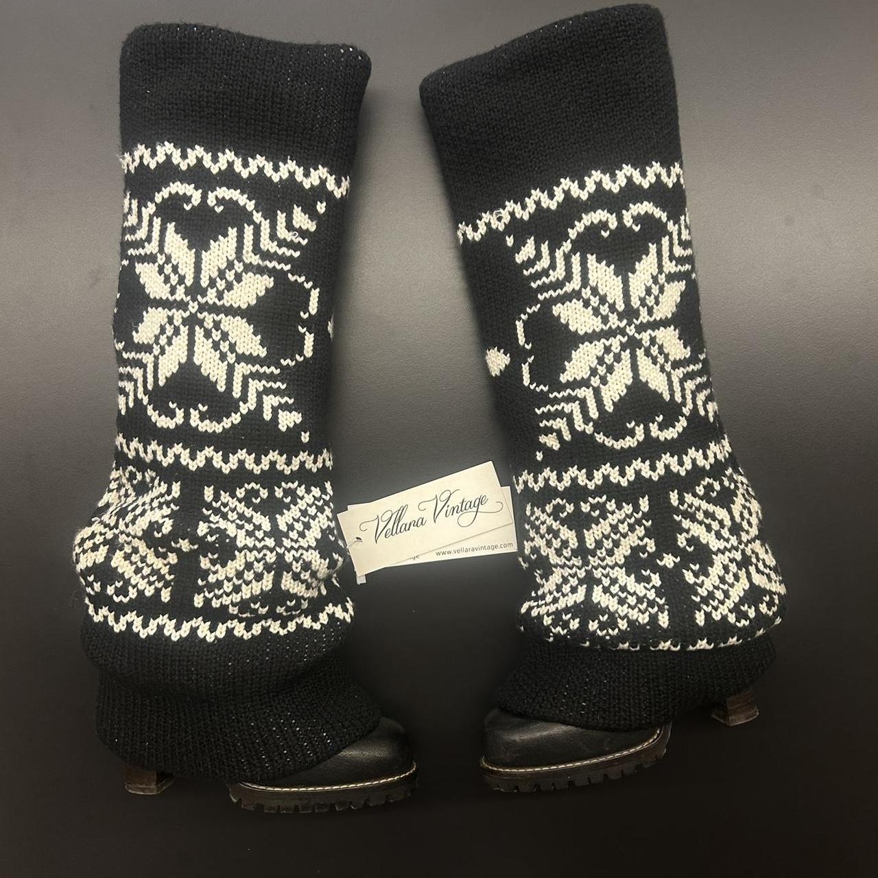 Dolce & Gabbana Knit Leg Warmer Boots F/W 2010