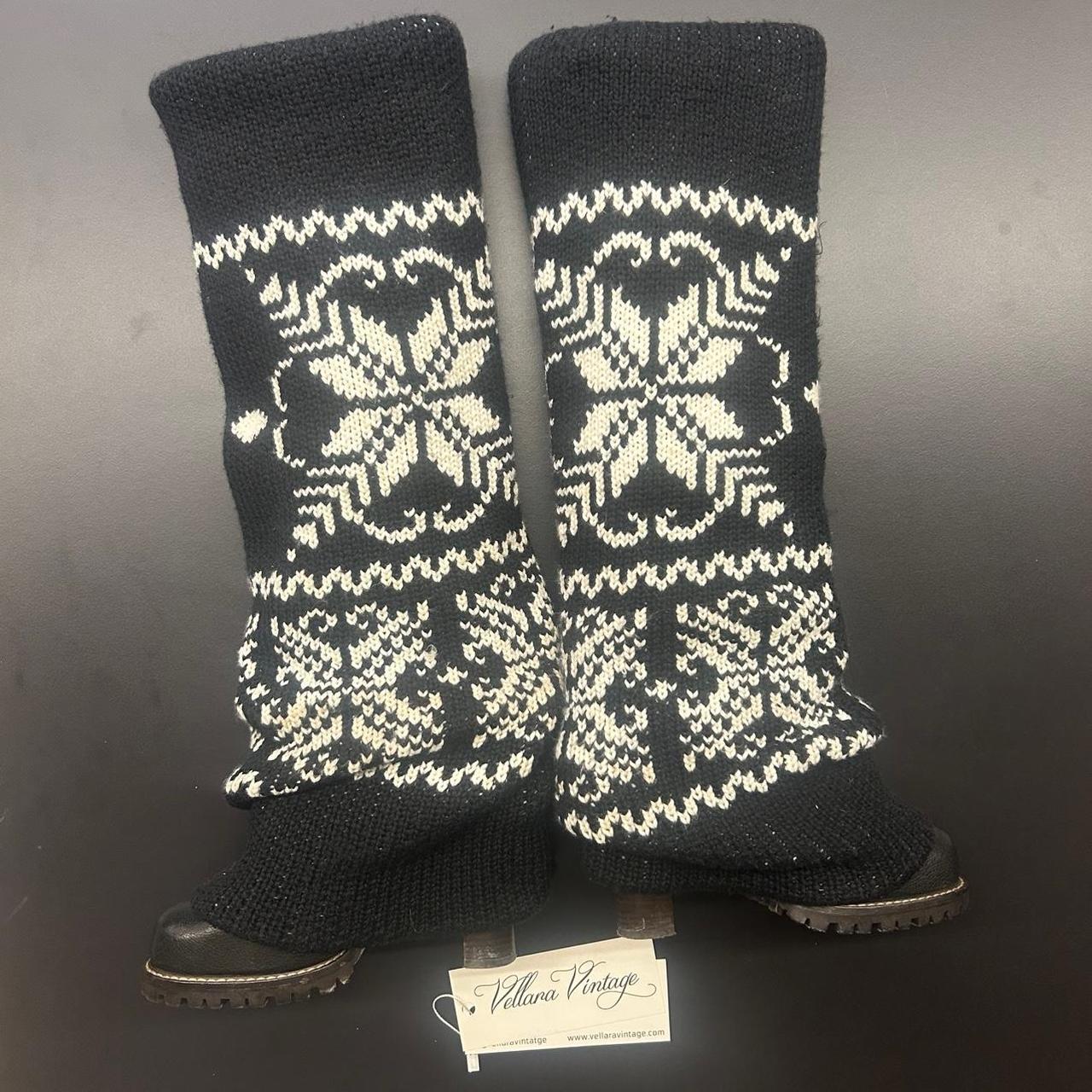 Dolce & Gabbana Knit Leg Warmer Boots F/W 2010
